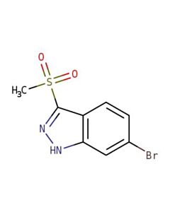 Astatech 1H-INDAZOLE, 6-BROMO-3-(METHYLSULFONYL)-; 1G; Purity 95%; MDL-MFCD21602944